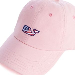 Vineyard Vines Pink Flag Whale Hat - Like NEW